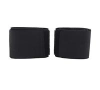 Cinta de protección Deportiva, espinillera Deportiva Fijación de Cinta de Vendaje Fija Espinillera Accesorio de Correa Deportiva elástica Ajustable(Negro)