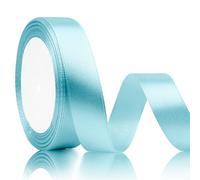 Cinta De Raso Azul para Lazos y Decoración - Satén 20mmx22m para Regalos