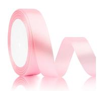 Cinta De Raso Rosa Para Lazos y Regalo De Saten 20mmx22m - Tela De Polvo