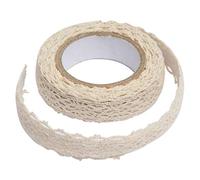 Cinta de Recorte de Cinta de Washi de Encaje Autoadhesivo Cinta de Tela de Algodón Pantimedias decorativas DIY Artesanía decoración cremaOperación Fácil