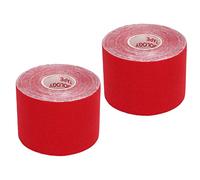 Cinta de Recuperación Deportiva, Pegatinas de Cinta Muscular Cortables de 5 M de Longitud para Fitness(rojo)