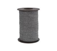 Cinta de regalo sólida de alta calidad con purpurina en un lado. Se utiliza tradicionalmente para hacer lazos. ref 20229