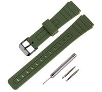 Cinta de reloj de repuesto de TPU para Casio F-91W/F-84/F-94/F-105/F-108/A-158, para mujeres y hombres, 16mm, Silicona, Ágata