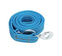 Cinta de Remolque con Gancho, 13ft, Capacidad de 5 Toneladas, Nylon de Alta Resistencia para Automóvil y SUV - Durable y Práctica, Ideal para Emergencias y Vehículos Fuera de