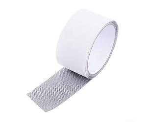 Cinta de reparación de red de mosquitos diseñada para la restauración de pantallas de malla en puertas residenciales y proyectos de detección al aire libre (10 cm x 2 m (10 cm x 2 m (gris)