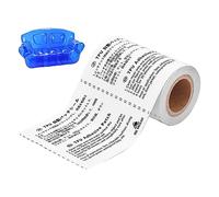 Cinta de reparación de tienda de campaña, 7,5 x 375 cm, cinta de reparación transparente para equipo de camping, juego de postes de tienda de campaña, cinta adhesiva impermeable, kit de parches - para