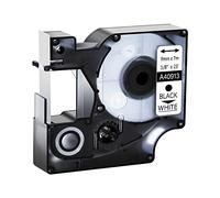 Cinta de repuesto compatible para Dymo D1 40913 9 mm, cinta negra sobre blanca, compatible con Dymo LabelManager 160 210D 260D 350 350D 360D 420P 450D, 1 paquete