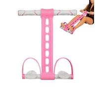 Cinta de resistencia con pedales para los pies, con asas y cinta elástica | Cinta de resistencia con mango y pedales - para ejercicios de piernas brazos abdomen cintura muscular de todo el cuerpo para