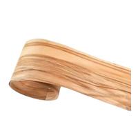 Cinta de ribete de roble auténtico, Chapa de madera preencolada for proyectos bricolaje 2-2,5 m x 16-19 cm 0,4-0, mm