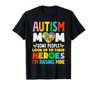 Cinta de Rompecabezas de Conciencia de héroe para mamá Autismo Camiseta