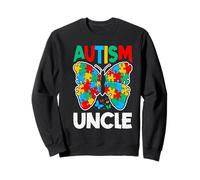 Cinta de Rompecabezas de concienciación sobre Autismo tío Mariposa Sudadera