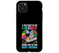 Cinta de Rompecabezas Heart Best Friend para concienciar sobre el Autismo Carcasa para iPhone 11 Pro MAX