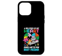 Cinta de Rompecabezas Heart Best Friend para concienciar sobre el Autismo Carcasa para iPhone 12 Pro MAX