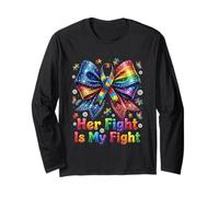 Cinta de Rompecabezas Her Fight Is My Fight Autism Manga Larga