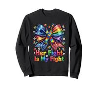 Cinta de Rompecabezas Her Fight Is My Fight Autism Sudadera