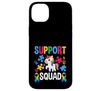 Cinta de Rompecabezas Support Squad Unicorn para concientizar sobre el Autismo Carcasa para iPhone 14 Plus