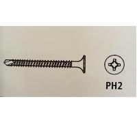 Cinta de rosca fosforizada con punta autoperforante 3.5 x 35 Makita 1000 pcs