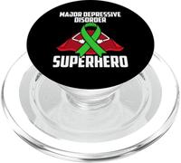 Cinta de Salud Mental de superhéroe para Trastorno depresivo Mayor PopSockets PopGrip para MagSafe