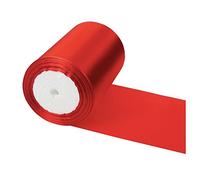 Cinta de Satén 100mm x 23m Dorado Champagne Seda Raso Rollo de Cinta de Raso Satén para Decoración Boda Cumpleaños Fiesta Manualidades y Complementos el Pelo Coser Arte Lazo y Tira Embalaje de Regalo