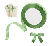 Cinta de Satén, 10mmx22m Cinta Verde Salvia, Cinta Raso, Cintas Decorativas Tela, Cinta de Regalo, Cinta de Raso Lazos Regalos, Cintas para Envolver Regalos, Cumpleaños Fiesta, Manualidades, Boda