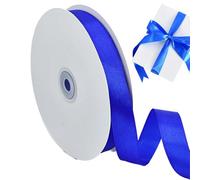 Cinta de satén, 2 cm x 100 yardas, suave, para decoración de tartas de cumpleaños, bodas, , ramos florales, lazos para el pelo, manualidades, invitaciones
