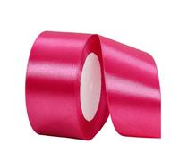 Cinta de Satén Ancho 40mm,Cinta Regalo Rojo Rosa,22m Seda Raso-Inta de Lazo,Cinta de Tela para Envolver regalos,Manualidades,Ramo de Novia,Globos,Cinta de Raso para Decoración de Recuerdos de Boda