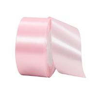 Cinta de Satén Ancho 40mm,Cinta Regalo Rosa,22m Seda Raso-Inta de Lazo,Cinta de Tela para Envolver regalos,Manualidades,Ramo de Novia,Globos,Cinta de Raso para Decoración de Recuerdos de Boda