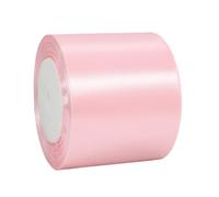 Cinta de Satén Ancho 75mm,Cinta Regalo Rosa,22m Seda Raso-Inta de Lazo,Cinta de Tela para Envolver regalos,Manualidades,Ramo de Novia,Globos,Cinta de Raso para Decoración de Recuerdos de Boda