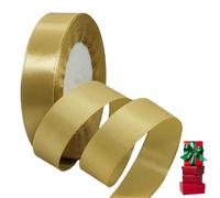 Cinta de Satén Fino 20mm,Cinta Regalo Color Champán,22m Seda Raso-Inta de Lazo,Cinta de Tela para Envolver regalos,Manualidades,Ramo de Novia,Cinta de Raso para Decoración de Recuerdos de Boda