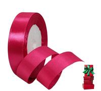 Cinta de Satén Fino 20mm,Cinta Regalo Rojo Rosa,22m Seda Raso-Inta de Lazo,Cinta de Tela para Envolver regalos,Manualidades,Ramo de Novia,Globos,Cinta de Raso para Decoración de Recuerdos de Boda