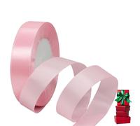 Cinta de Satén Fino 20mm,Cinta Regalo Rosa,22m Seda Raso-Inta de Lazo,Cinta de Tela para Envolver regalos,Manualidades,Ramo de Novia,Globos,Cinta de Raso para Decoración de Recuerdos de Boda