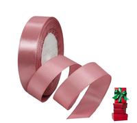 Cinta de Satén Fino 20mm,Cinta Regalo Rosa Oscuro,22m Seda Raso-Inta de Lazo,Cinta de Tela para Envolver regalos,Manualidades,Ramo de Novia,Globos,Cinta de Raso para Decoración de Recuerdos de Boda