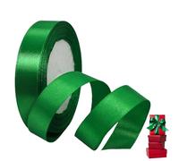 Cinta de Satén Fino 20mm,Cinta Regalo Verde,22m Seda Raso-Inta de Lazo,Cinta de Tela para Envolver regalos,Manualidades,Ramo de Novia,Globos,Cinta de Raso para Decoración de Recuerdos de Boda