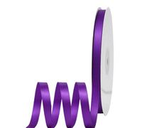 Cinta de Satén Fino 6mm,Cinta Regalo Morado,92m Seda Raso-Inta de Lazo,Cinta de Tela para Envolver regalos,Manualidades,Ramo de Novia,Globos,Cinta de Raso para Decoración de Recuerdos de Boda