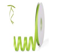 Cinta de Satén Fino 6mm,Cinta Regalo Verde Militar,92m Seda Raso-Inta de Lazo,Cinta de Tela para Envolver regalos,Manualidades,Ramo de Novia,Cinta de Raso para Decoración de Recuerdos de Boda