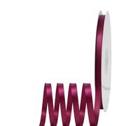 Cinta de Satén Fino 6mm,Cinta Regalo Vino Rojo,92m Seda Raso-Inta de Lazo,Cinta de Tela para Envolver regalos,Manualidades,Ramo de Novia,Globos,Cinta de Raso para Decoración de Recuerdos de Boda