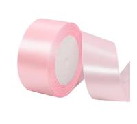 Cinta de satén rosa de 1-1/2 pulgadas x 25 yardas, cinta rosa claro para envolver regalos de San Valentín, lazos para el pelo, hacer ramos de flores, bodas, fiestas, baby shower, pasteles, decoración