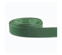Cinta de seda Cinta de nailon 5 metros, 20-38 mm, material costura for cinturones seguridad, correas for mochilas, hebillas for bolsos, accesorios ropa para Decoración(GrassGreen,50mm)