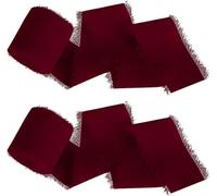 Cinta de seda de gasa satinada con bordes deshilachados hecha a mano de 4CM x 5M para envolver invitaciones de boda, ramos de decoración para fiesta de cumpleaños, regalos 1