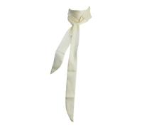 Cinta de seda para mujer, pañuelo elegante atado a mano para cuello, elegante, diadema para fiesta, decoraciones para cabello, coleteros de seda