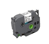 Cinta de Seguridad de Etiqueta Blanca TZ de 12, 18 y 24mm, TZeSE3, TZeSE4, TZeSE5, Compatible con Fabricante de Etiquetas de Cinta de Casete(TZ-SE4 18mm)