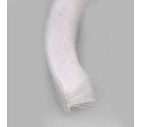 Cinta de sellado contra la intemperie de 10 m, cepillo resistente para burletes diseñado para un aislamiento eficaz (9 x 5 mm, blanco)