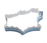 Cinta de sellado de borde de inodoro para baño y cocina, tira impermeable de PVC con fácil limpieza para la superficie, rollo personalizable de 1,5 m de longitud en blanco (B)