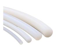 Cinta de sellado de espuma, 1 unidad de cordón silicona sólida 10 m diámetro, 2 mm, tiras redondas goma blanca 0, 3, 4, 5, 6 y 8, juntas tóricas, alta temperatura(Dia 2.9mm)