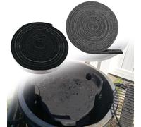 Cinta de sellado de fieltro para horno de 15 pies diseñada para parrillas Kamado para mantener la temperatura y el humo durante la cocción