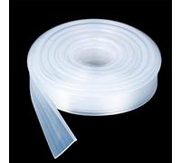 Cinta de sellado de juntas para borde inferior de puerta de ducha con marco, transparente, 274 cm, de goma, impermeable, para mampara de cristal, repuesto