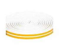 Cinta de sellado for puertas y ventanas de 5 m/10 m, autoadhesiva, de espuma acústica DIEP, aislante, resistente al viento, burlete de goma(White,5M,P)