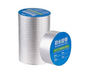 Cinta De Sellado Impermeable - Parche De Aluminio Grueso De 1,5 mm | Cinta Autoadhesiva Resistente al Agua Y A La Intemperia, Cinta De Reparación Para Techo, Canaleta, Puerta, Baño, Conducido
