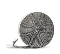 Cinta de Sellado para Chimenea, Autoadhesivo Junta Puerta Chimenea, Junta Refractaria para Chimenea, Estufa de Leña, Puerta Chimeneas, Tubo de Humo (Estilo 2)