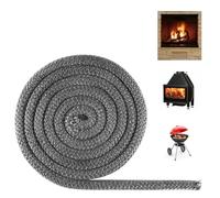 Cinta de Sellado para Chimenea,Cuerda de Sellado de Fibra de Vidrio,Junta para Chimenea y Estufa,Junta Refractaria Chimenea,Junta Puerta Chimenea,Tira de Sellado Resistente al Calor para Chimeneas